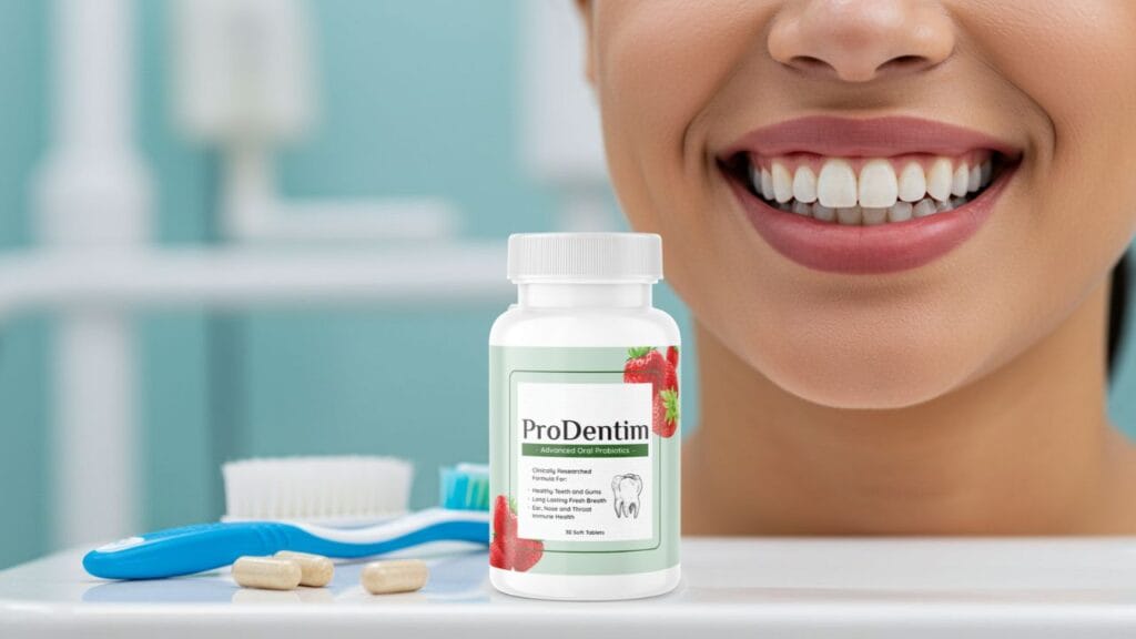 ProDentim: a unique blend of 3.5 billion probiotic strains and nutrients backed by clinical research.