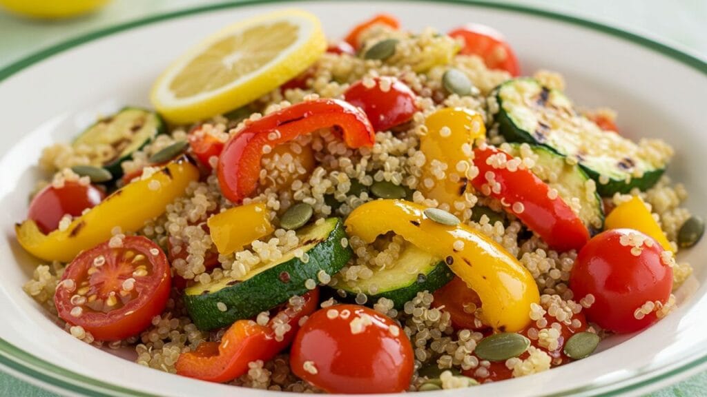 Quinoa Salad with Grilled Vegetables