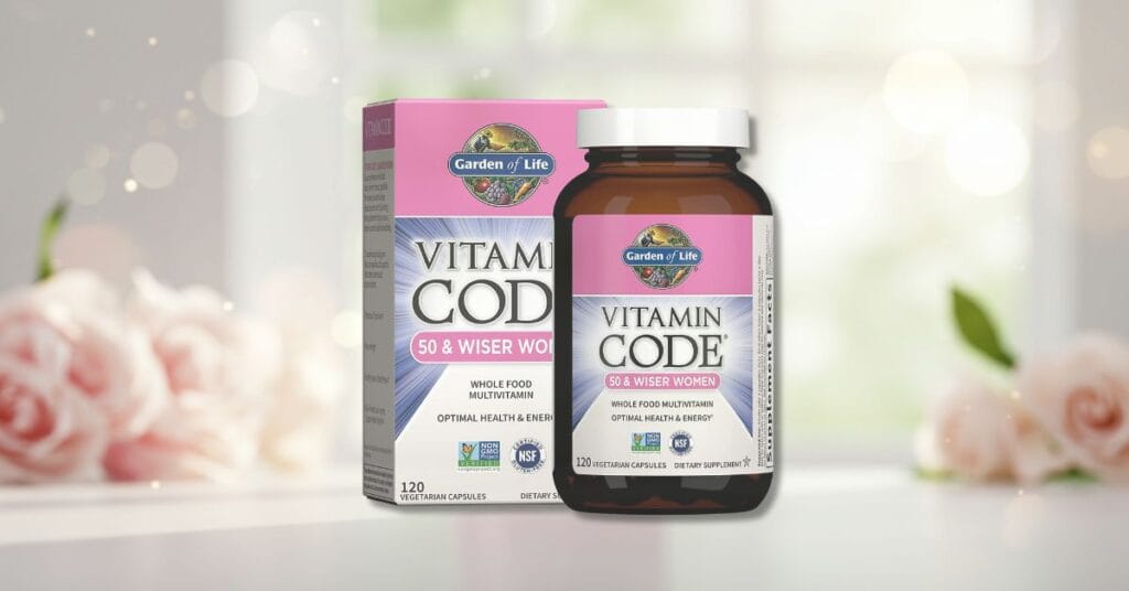 Vitamin Code 50 & Wiser Women's Raw Whole Food Vitamin Supplement with Probiotics