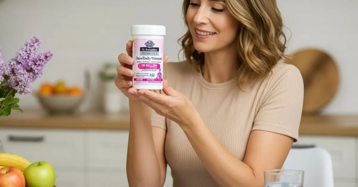 Garden of Life Once Daily Women’s Probiotic 50 Billion CFU — supports digestive, immune, and vaginal health for women