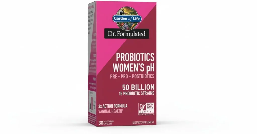 Garden of Life Women’s pH Probiotic — vaginal flora and pH balance support for women