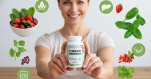 Slimberine natural supplement for healthy weight loss and liver support, boosting metabolism and energy naturally