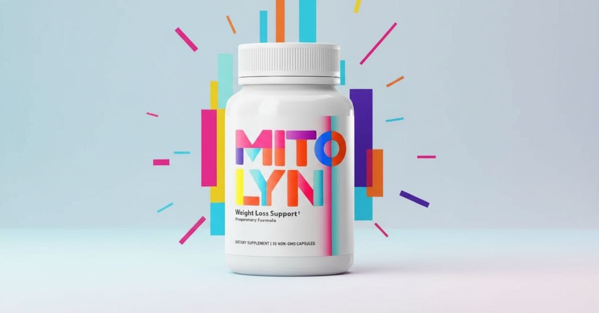 Mitolyn supplement bottle on clean background, natural metabolic and energy support formula, official product image, 2026 review
