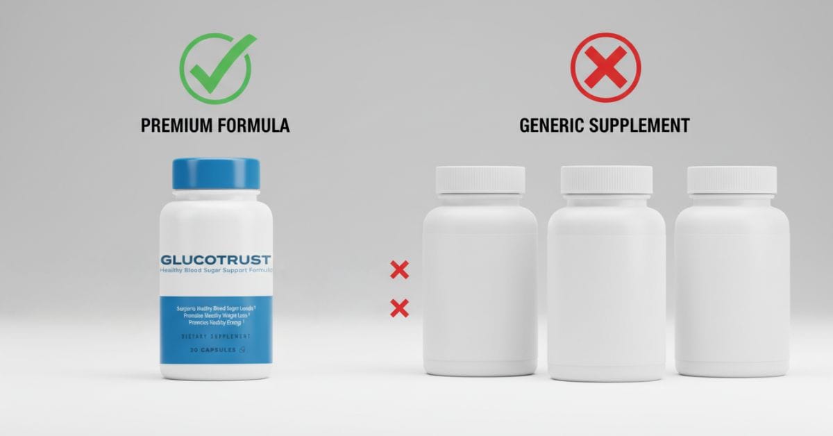 GlucoTrust vs other blood sugar supplements comparison