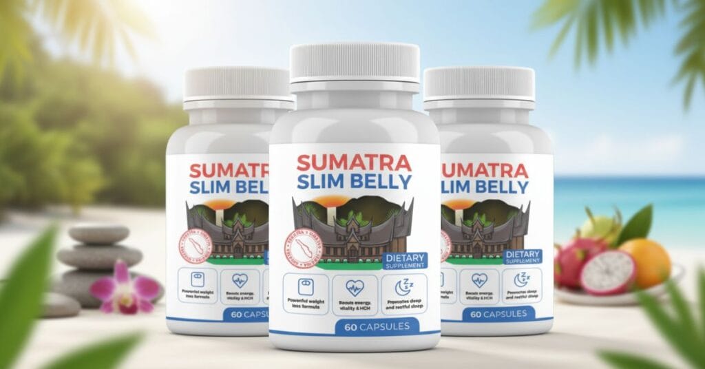 Three white supplement bottles arranged in a triangular formation on a clean white background, with the front bottle in focus and two slightly blurred bottles behind.